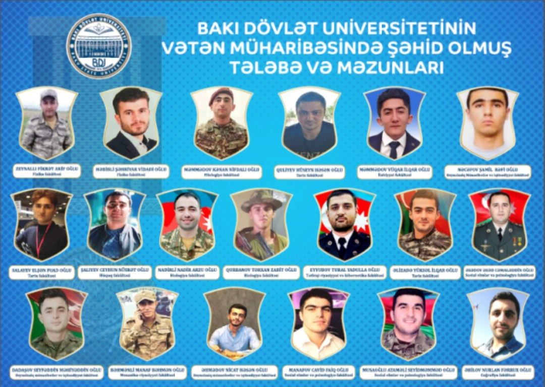 MDU və BDU-nun birgə təşkilatçılığı ilə “Qəhrəmanlarımızı tanıyaq” adlı təqdimat keçirilib - FOTO