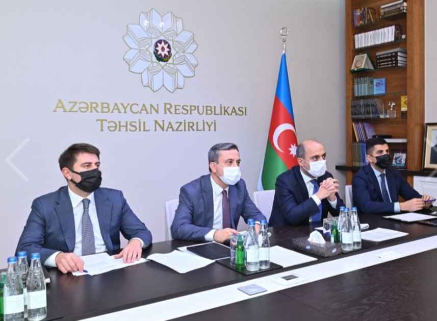 Təhsil nazirinin videoqəbulu keçirilib