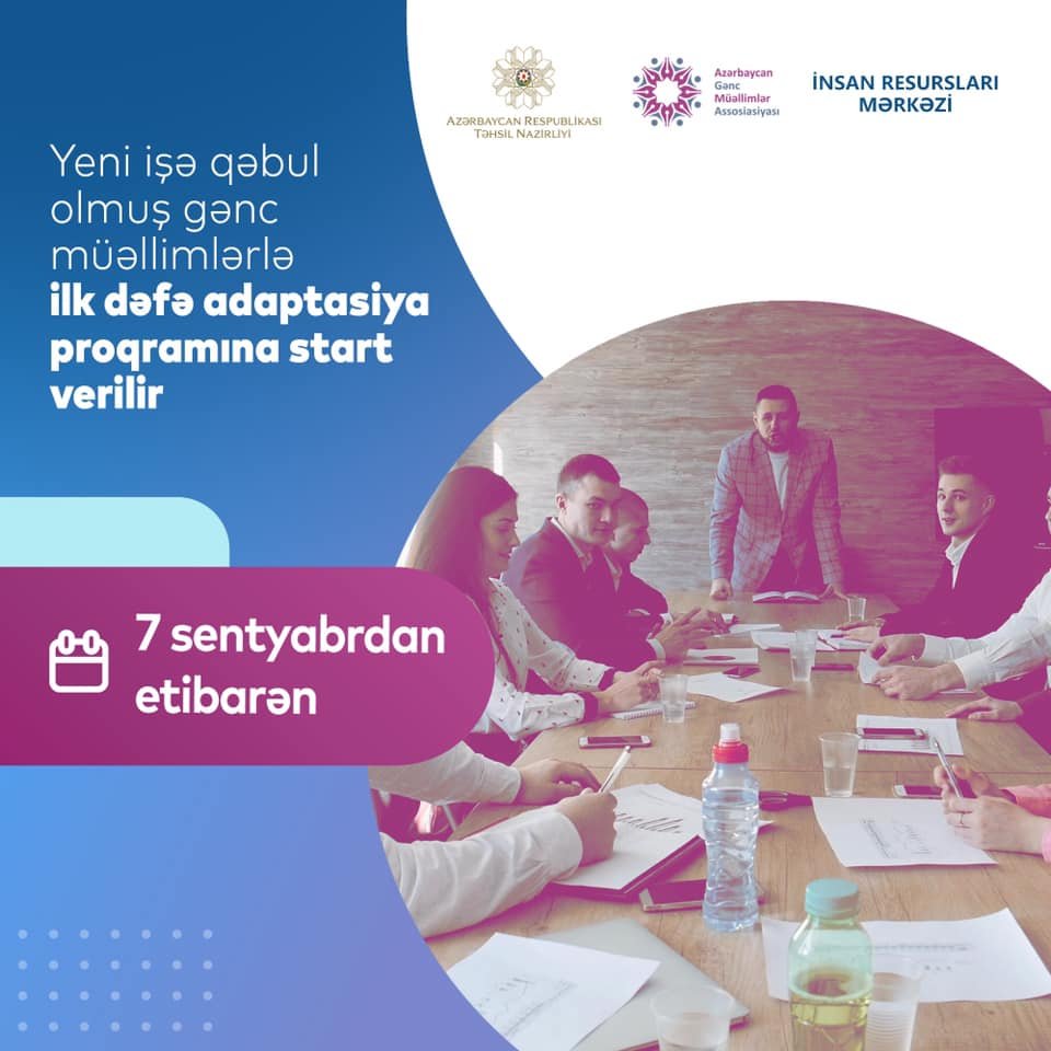 Gənc müəllimlərlə adaptasiya proqramının ikinci mərhələsinə start verilir