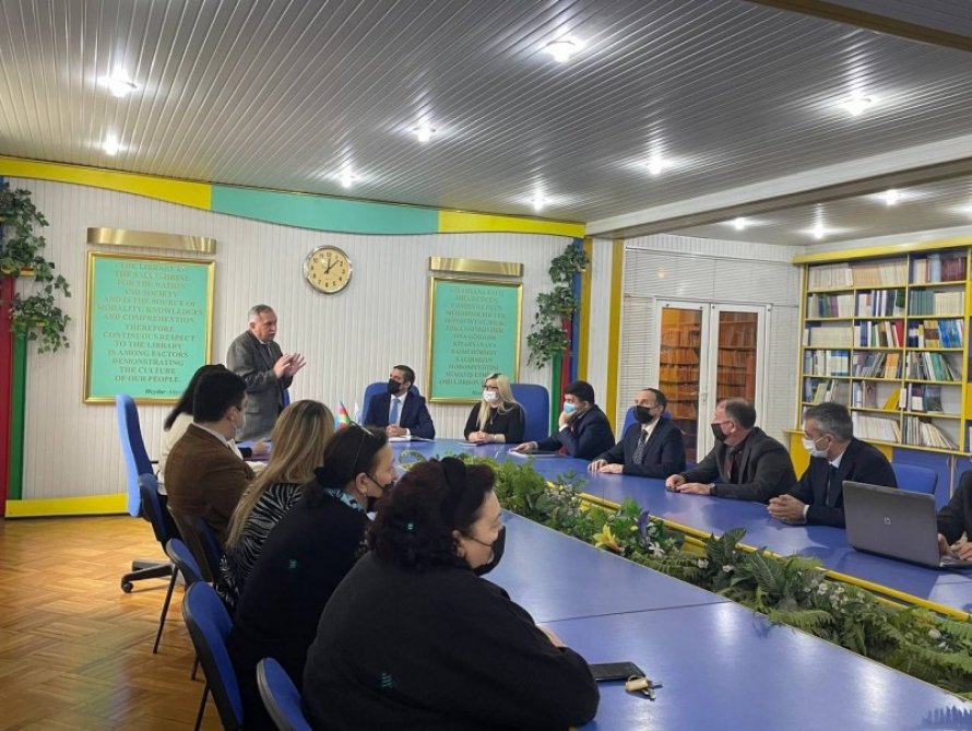 BDU-da “Universitet kitabxanalarının informasiya resurslarının modelləşdirilməsi” mövzusunda müzakirələr aparılıb