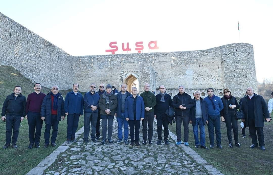 Türkiyə Ali Təhsil Şurasının nümayəndə heyəti Şuşaya səfər edib