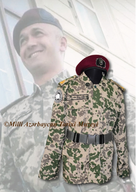 Tarix Muzeyində şəhid mayor Şixamir Qaflanovun şəxsi əşyaları qorunur