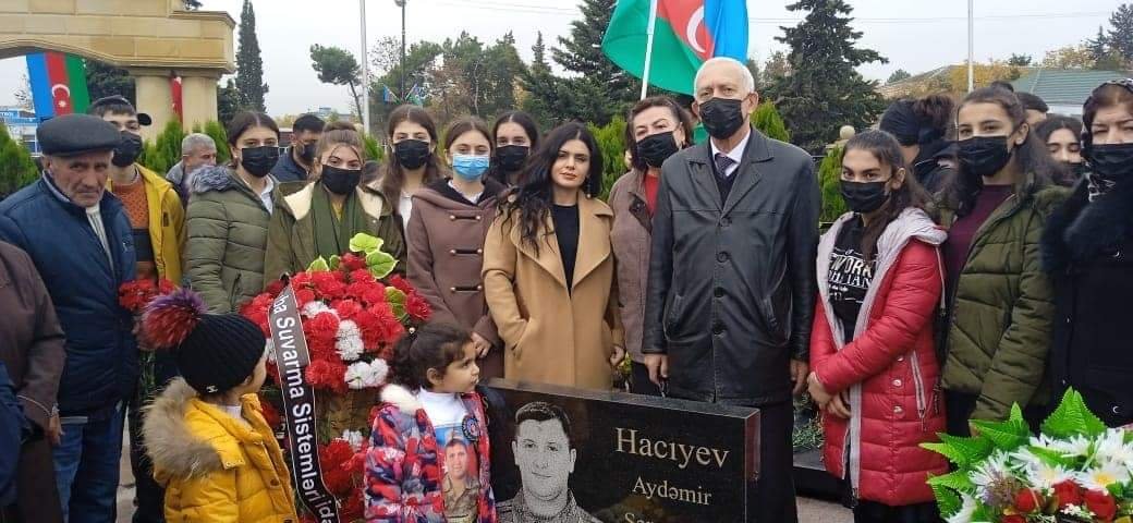 Qubada şəhid Aydəmir Hacıyevin xatirəsi əbədiləşdirilib