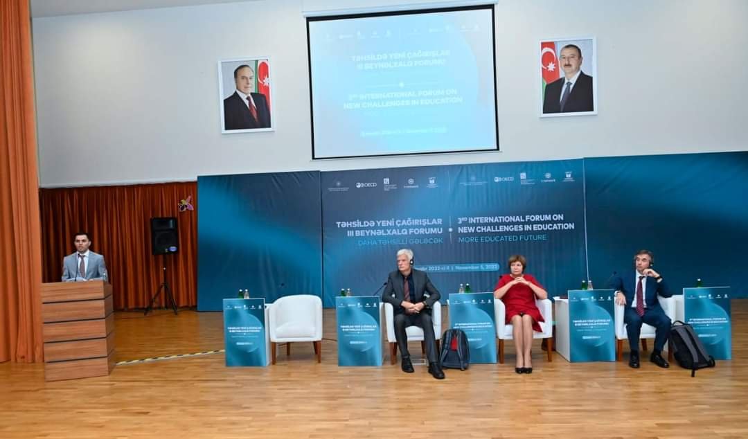 "Təhsildə yeni çağırışlar" III beynəlxalq forumu keçirilir - YENİLƏNİB+FOTOLAR