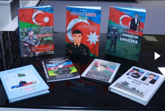 Şəhidlərə həsr edilmiş kitablar MEK-ə təqdim olunub
